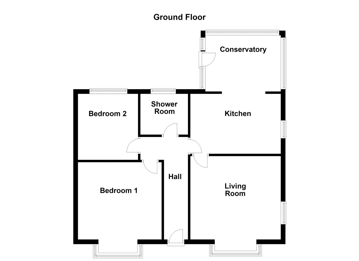 Grange Bungalow, 781, Leeds Road, Dewsbury floorplan