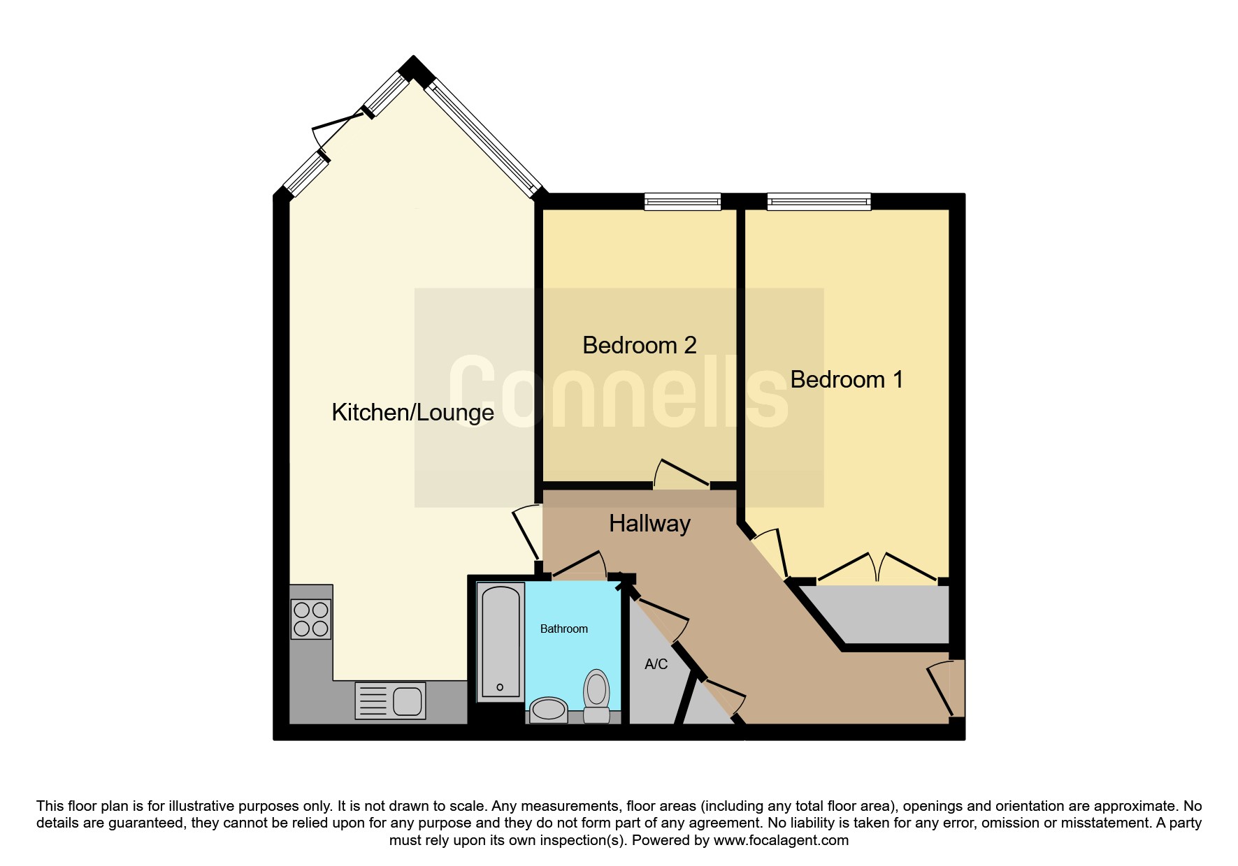 Flat 3, Andrew Court, Greenholm Road, Birmingham floorplan