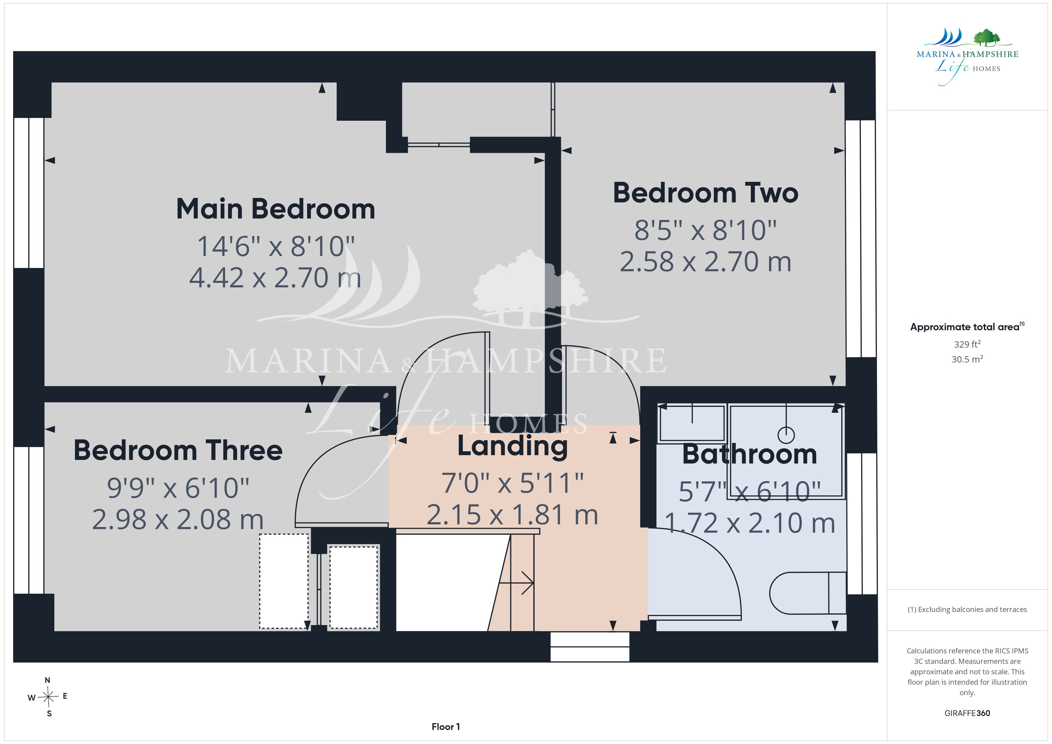 6, Rudgwick Close, Fareham floorplan