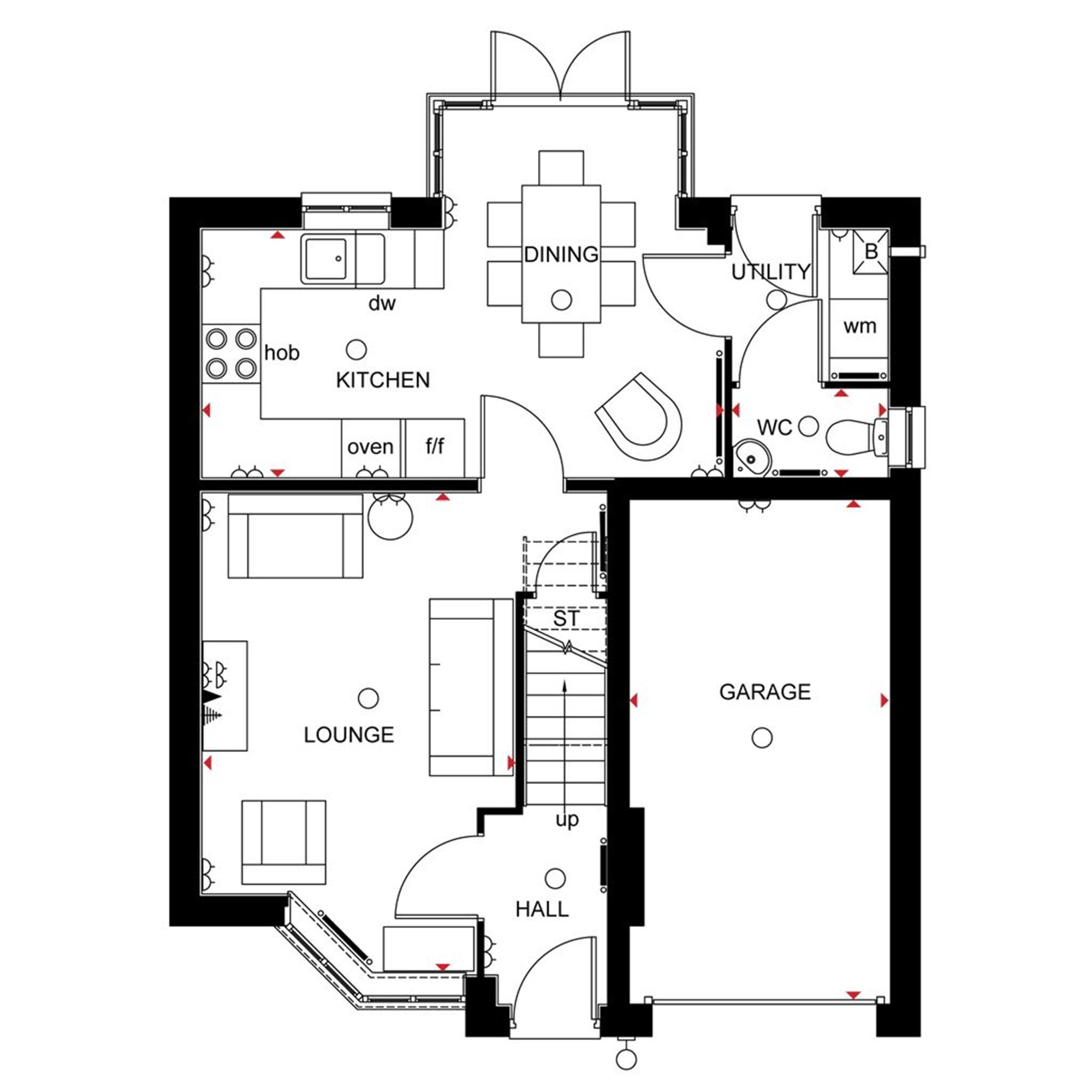 Barratt Homes Lincoln Floor Plan