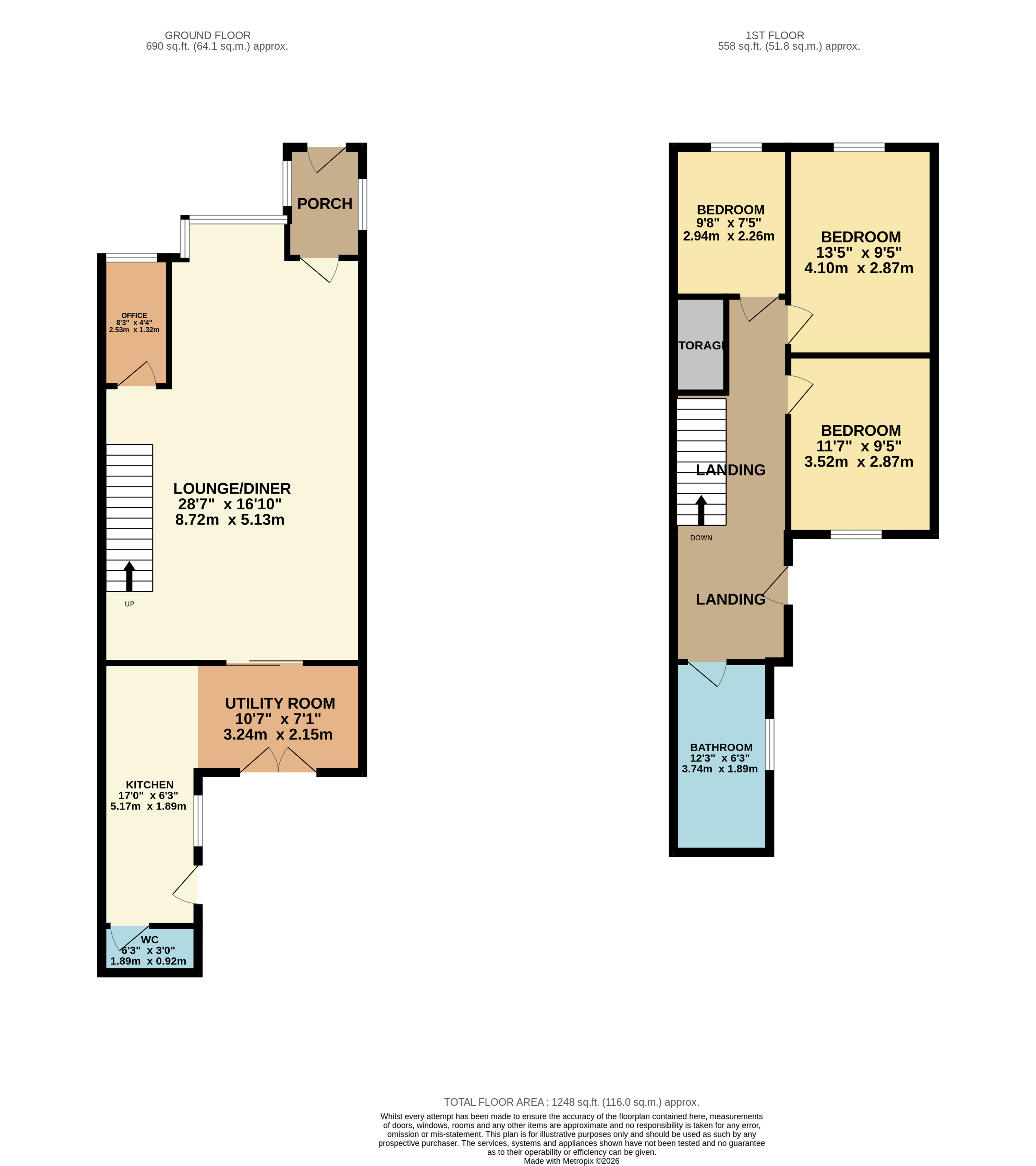 18, Bullion Lane, Chester Le Street floorplan