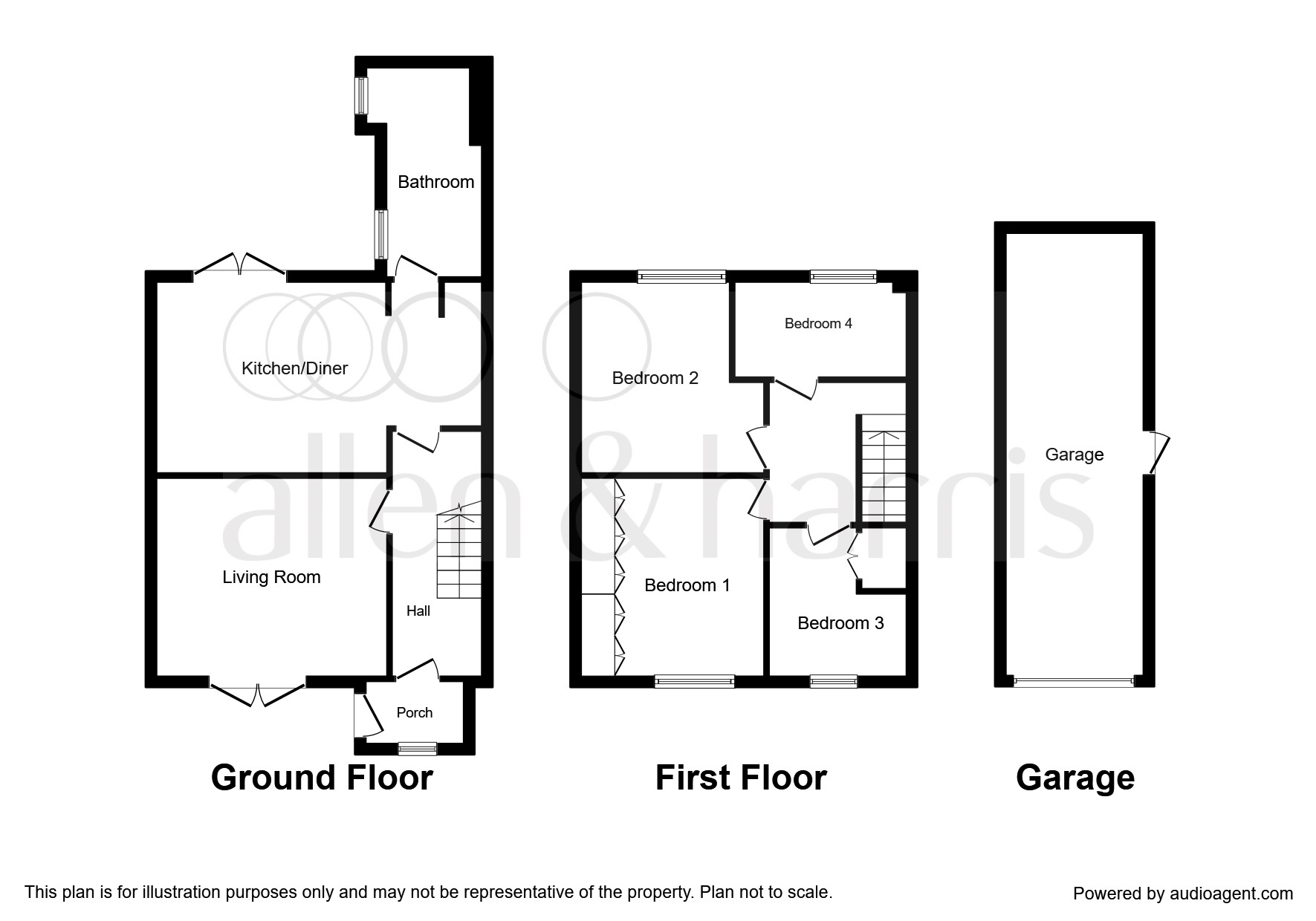 4 Bedrooms Terraced house for sale in Ashwell Close, Stockwood, Bristol BS14