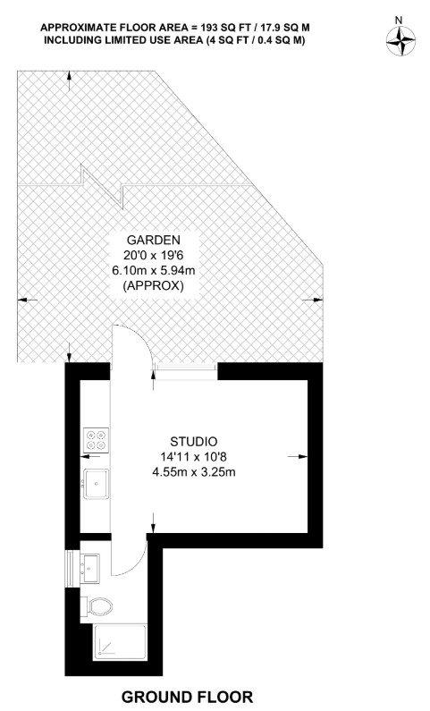 Aberdare Gardens, London floorplan