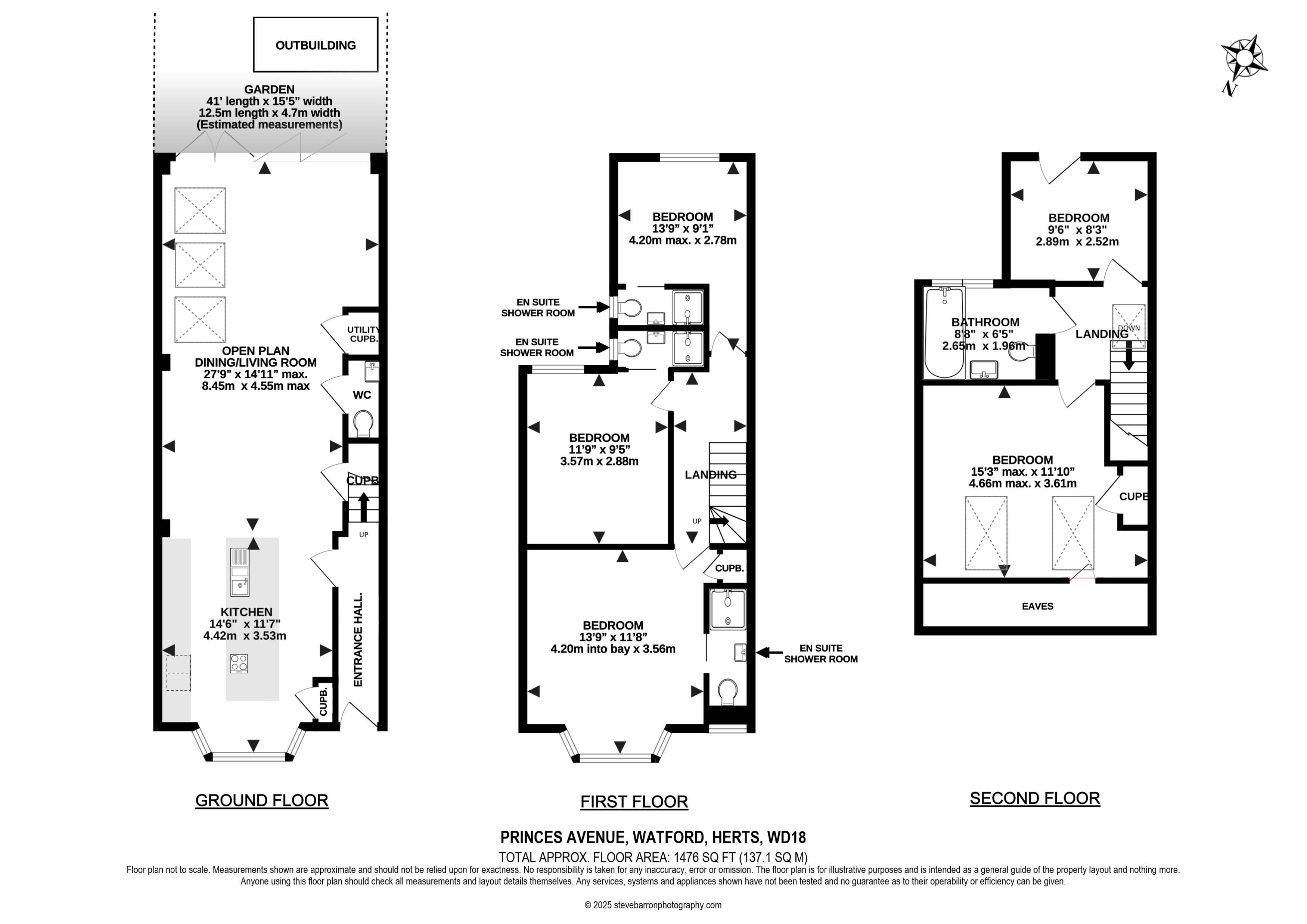 89, Princess Avenue, Watford floorplan