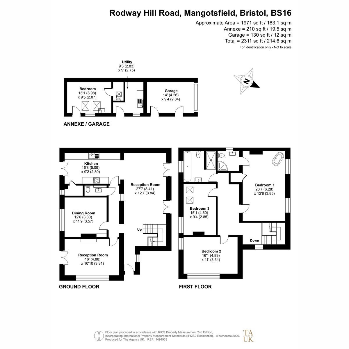1, Rodway Hill Road, Bristol floorplan