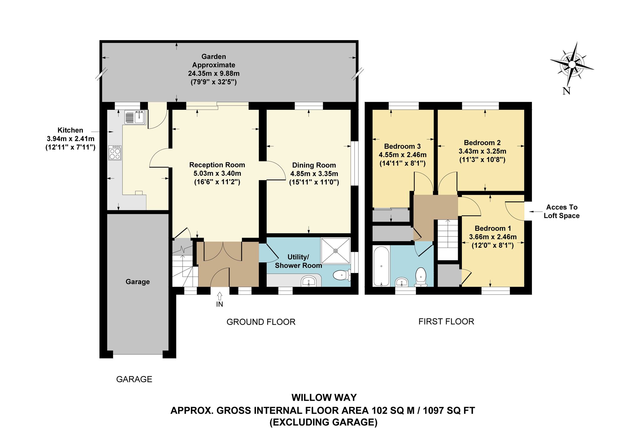 31 Willow Way, Kidlington floorplan