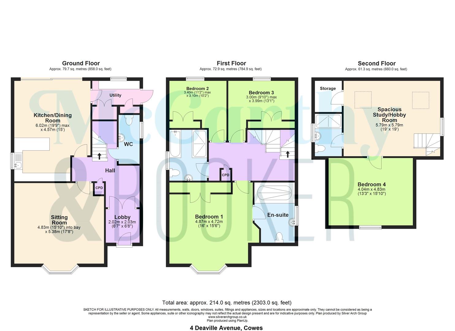 4, Deauville Avenue, Cowes floorplan