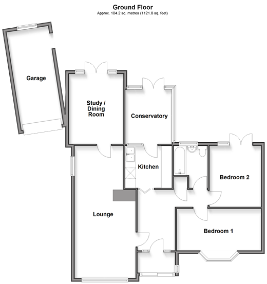 Greenhill Avenue, Caterham floorplan