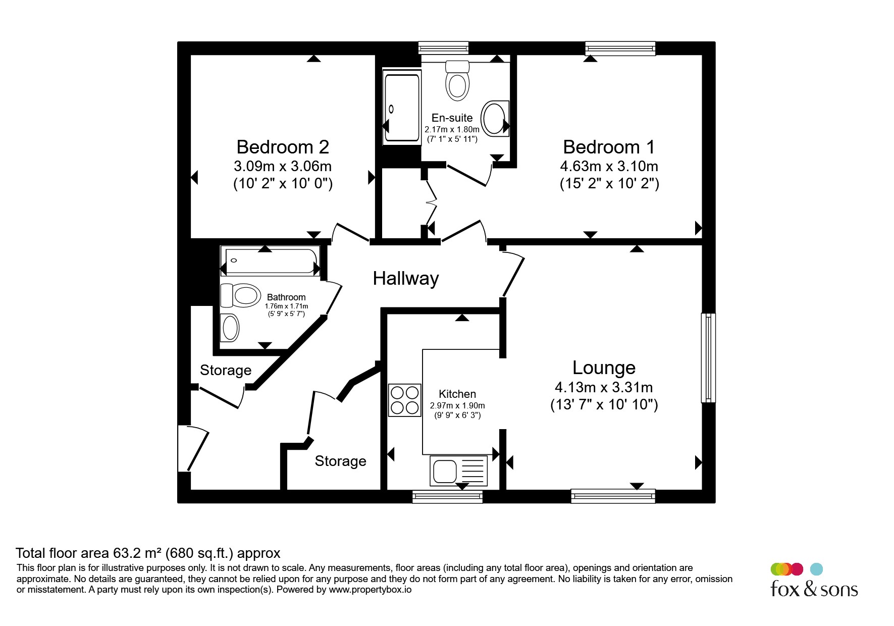 34, The Mallards, Southampton floorplan