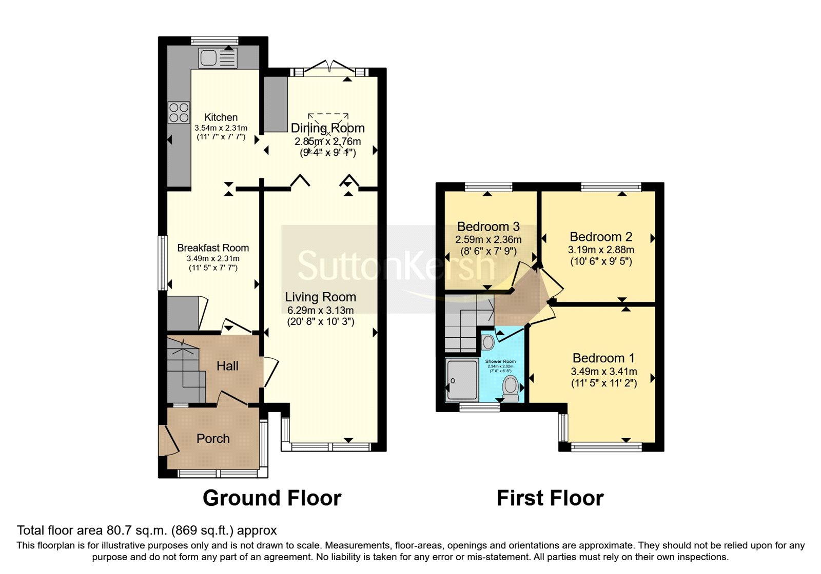 22, Glentrees Road, Merseyside floorplan