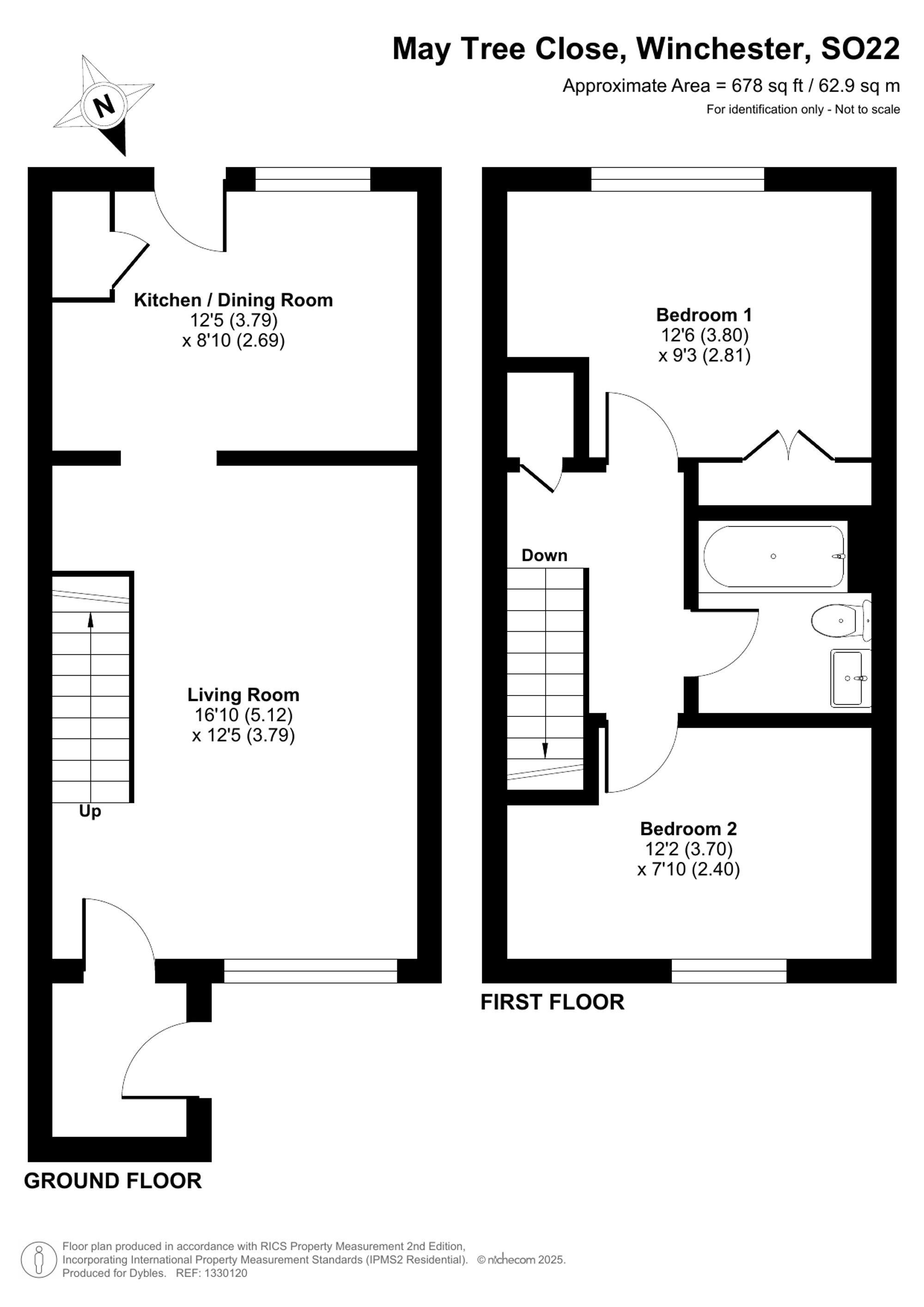 91 May Tree Close, Winchester floorplan