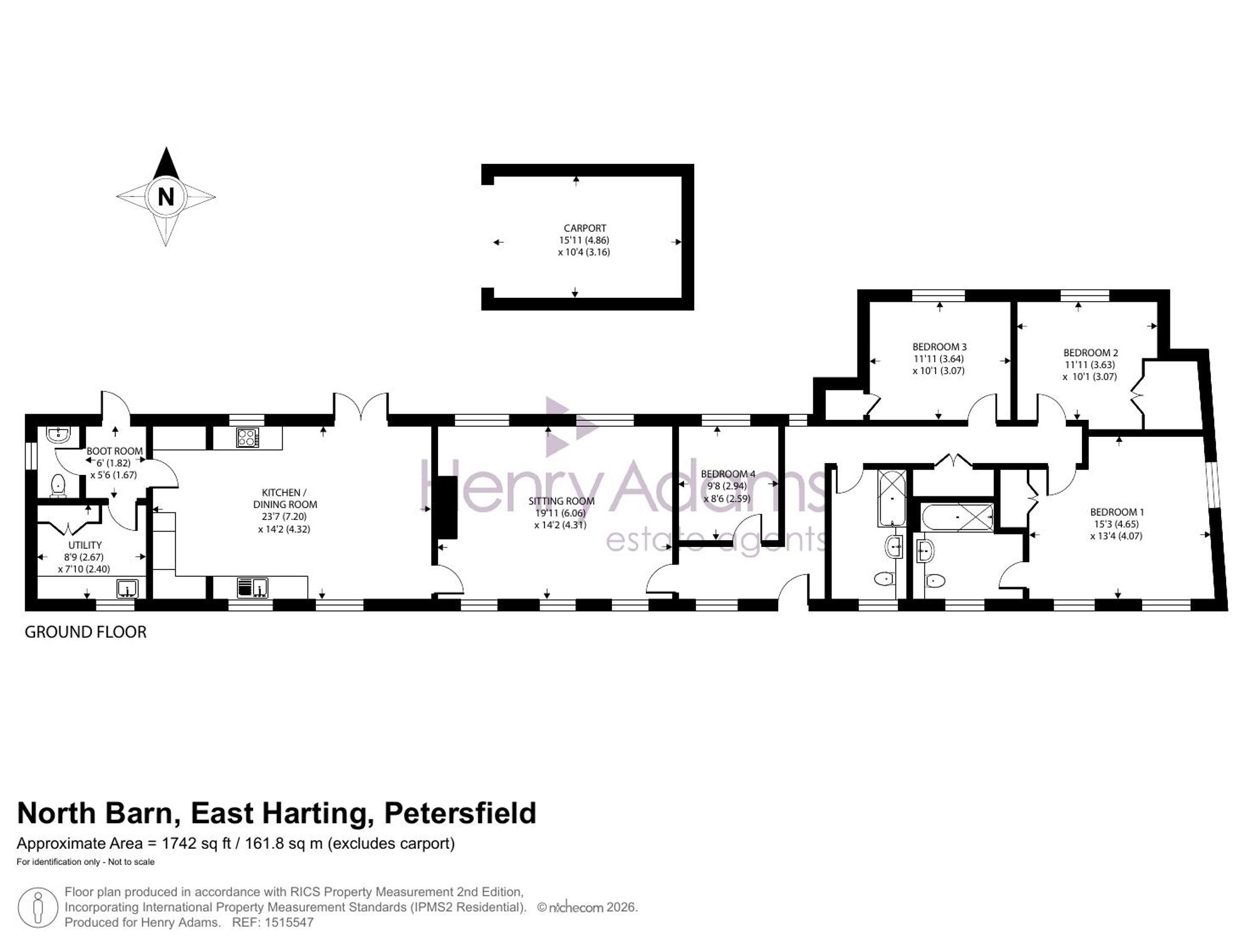 North Barn, Petersfield floorplan