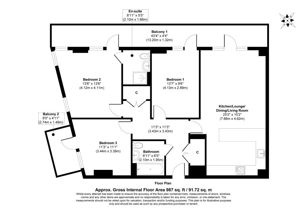 36, South House,, Chatham floorplan
