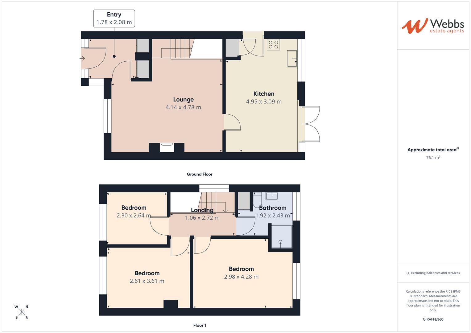 Daywell Rise, Rugeley floorplan