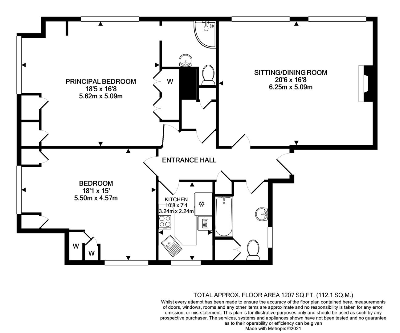 Egmont Park Road, Walton On The Hill, Tadworth KT20, 2 bedroom flat for