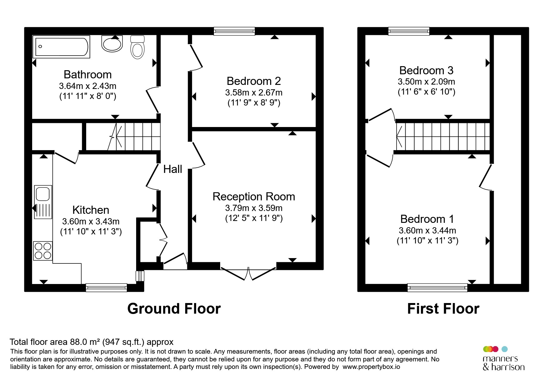 89, Tollesby Bridge, Middlesbrough floorplan
