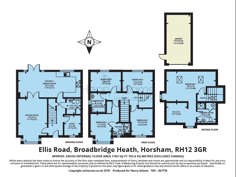 5 Bedrooms Detached house to rent in Ellis Road, Broadbridge Heath, Horsham RH12
