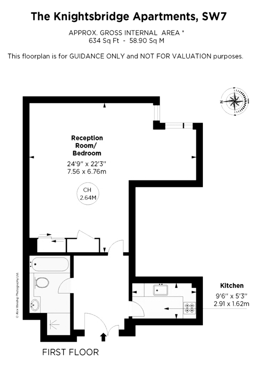 199 Knightsbridge, Knightsbridge, London floorplan