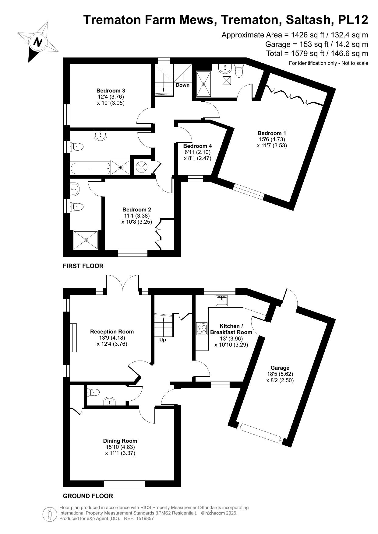 Trematon Farm Mews,3, Saltash floorplan