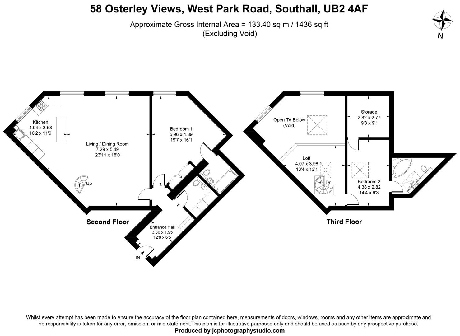 58 Osterley Views, West Park Road, London floorplan