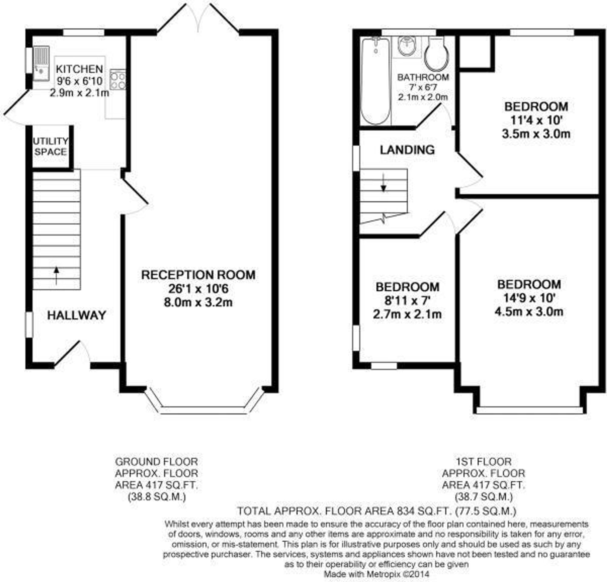 58 Harvey Road, Northolt floorplan