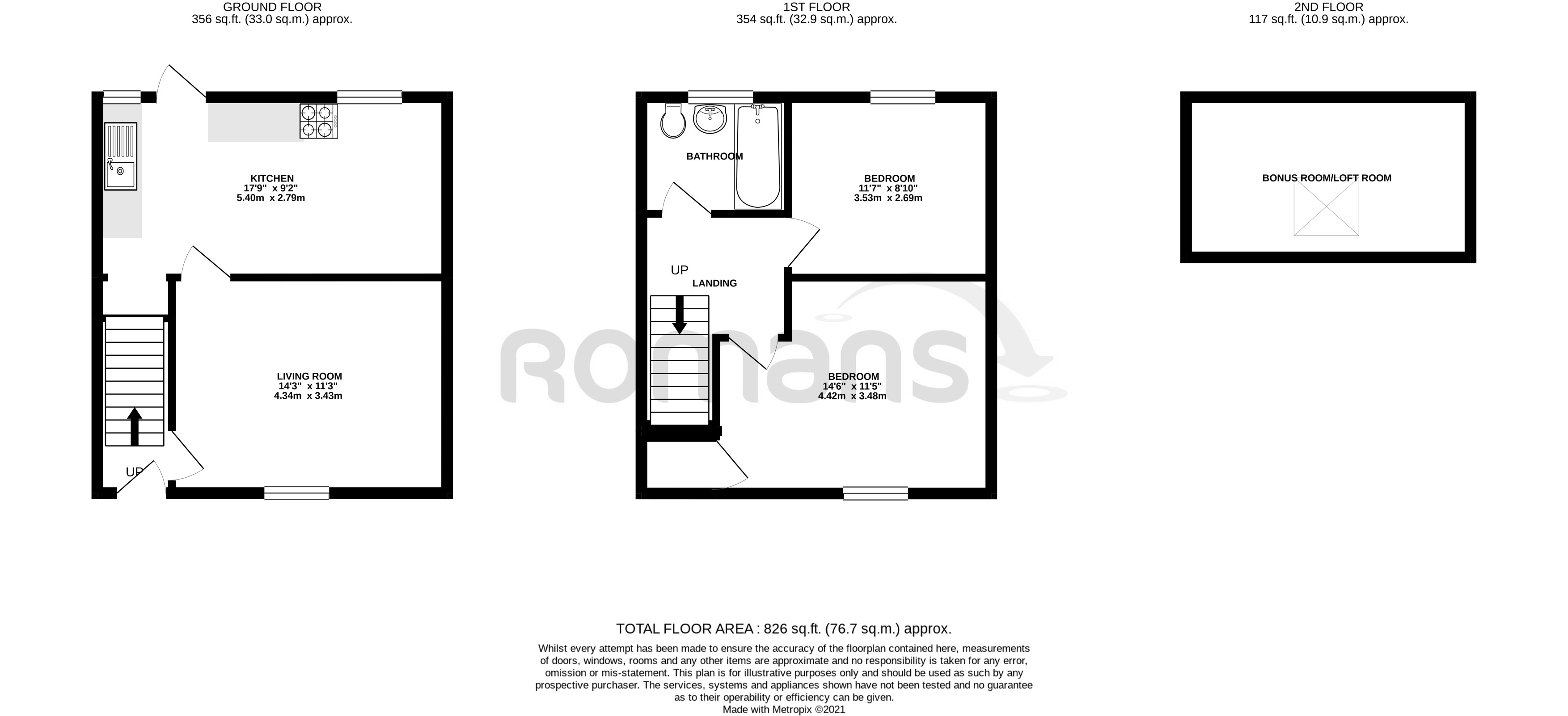 56 Pinehurst Cottages,, Pinehurst Avenue, Hampshire floorplan