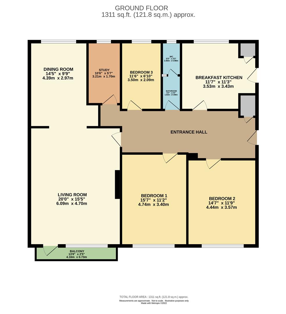 Beech Grove, Harrogate HG2, 3 bedroom flat for sale 62720558