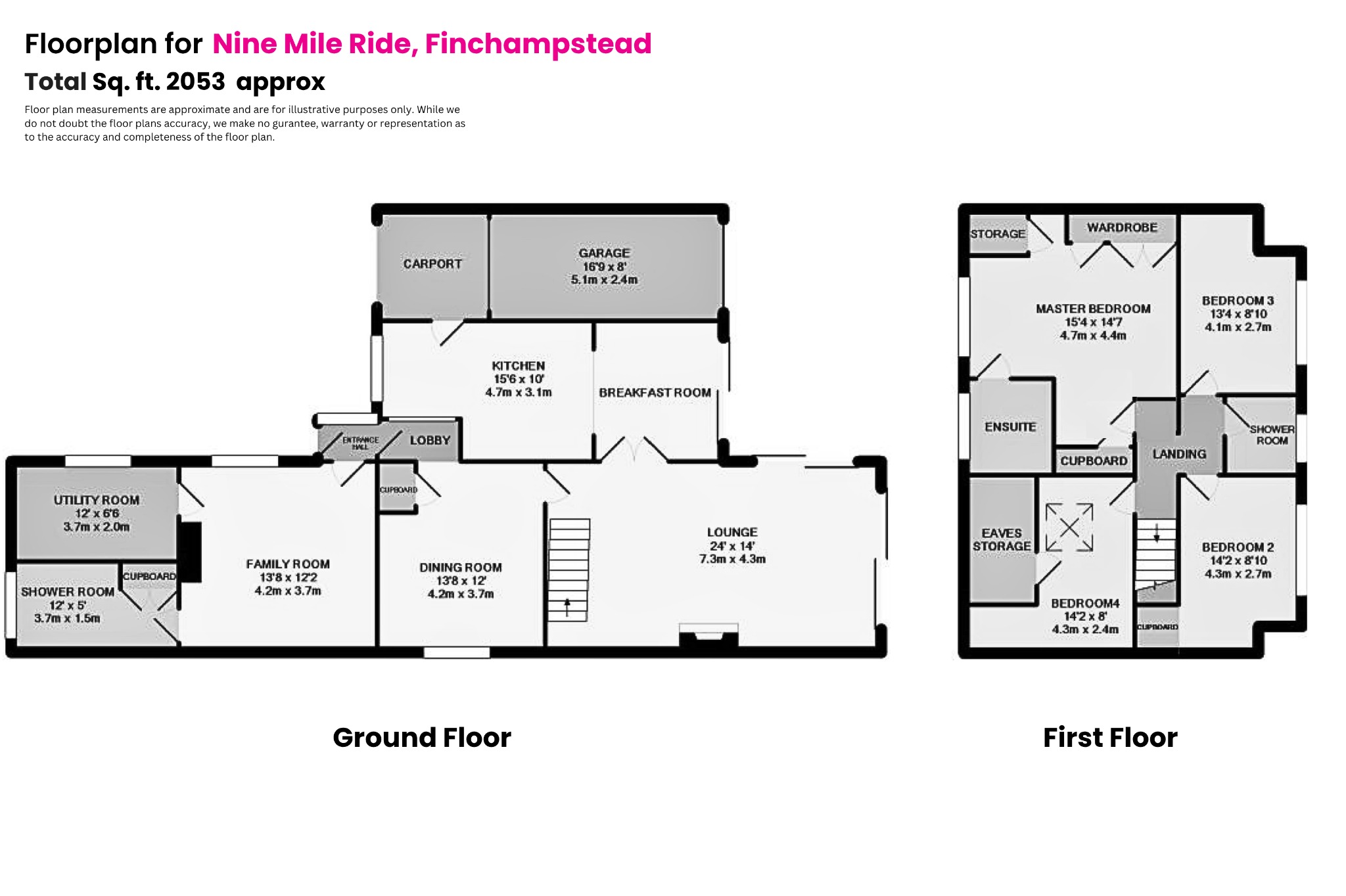271, Nine Mile Ride, Wokingham floorplan