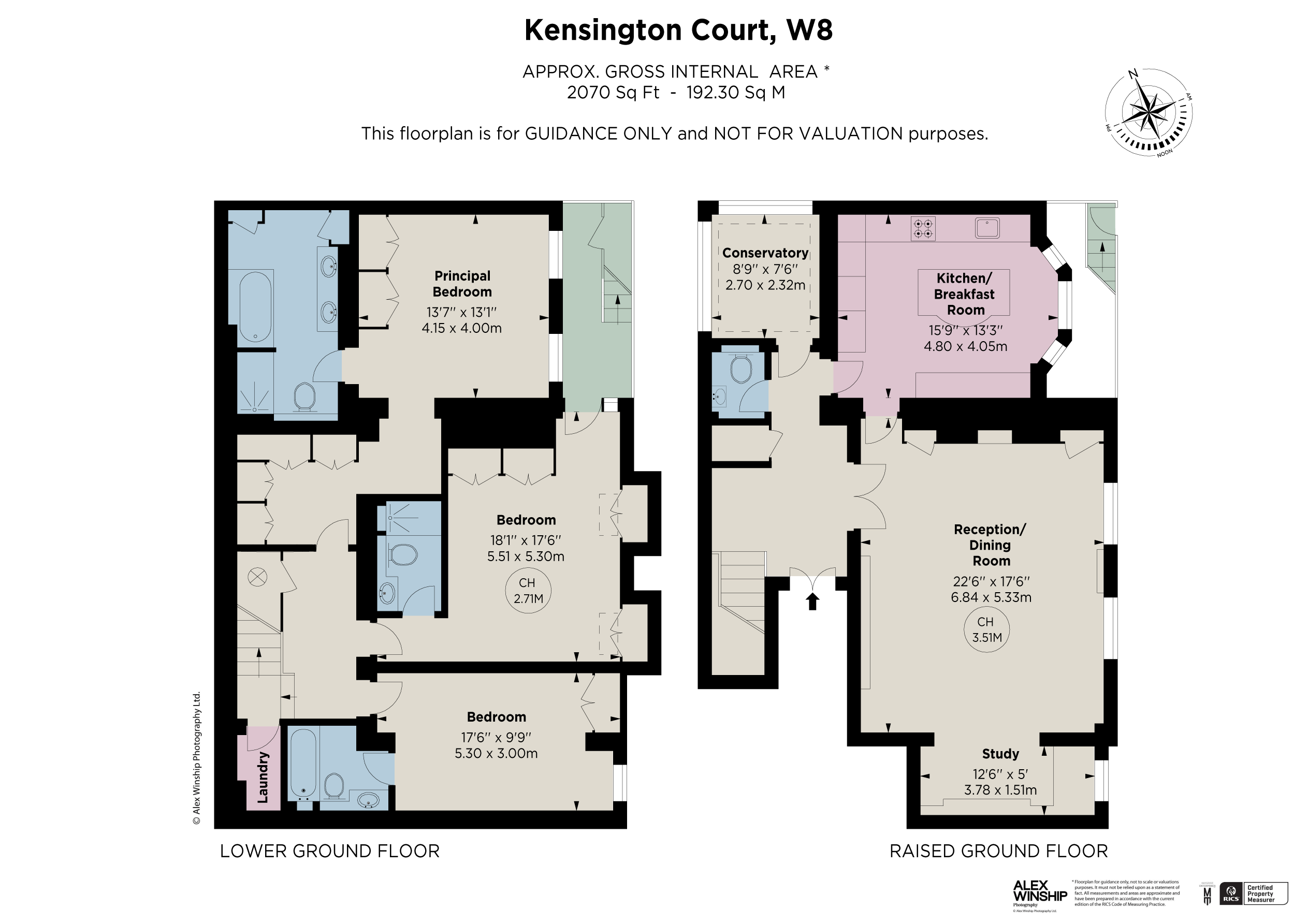 Flat 2, 61, Kensington Court, London floorplan