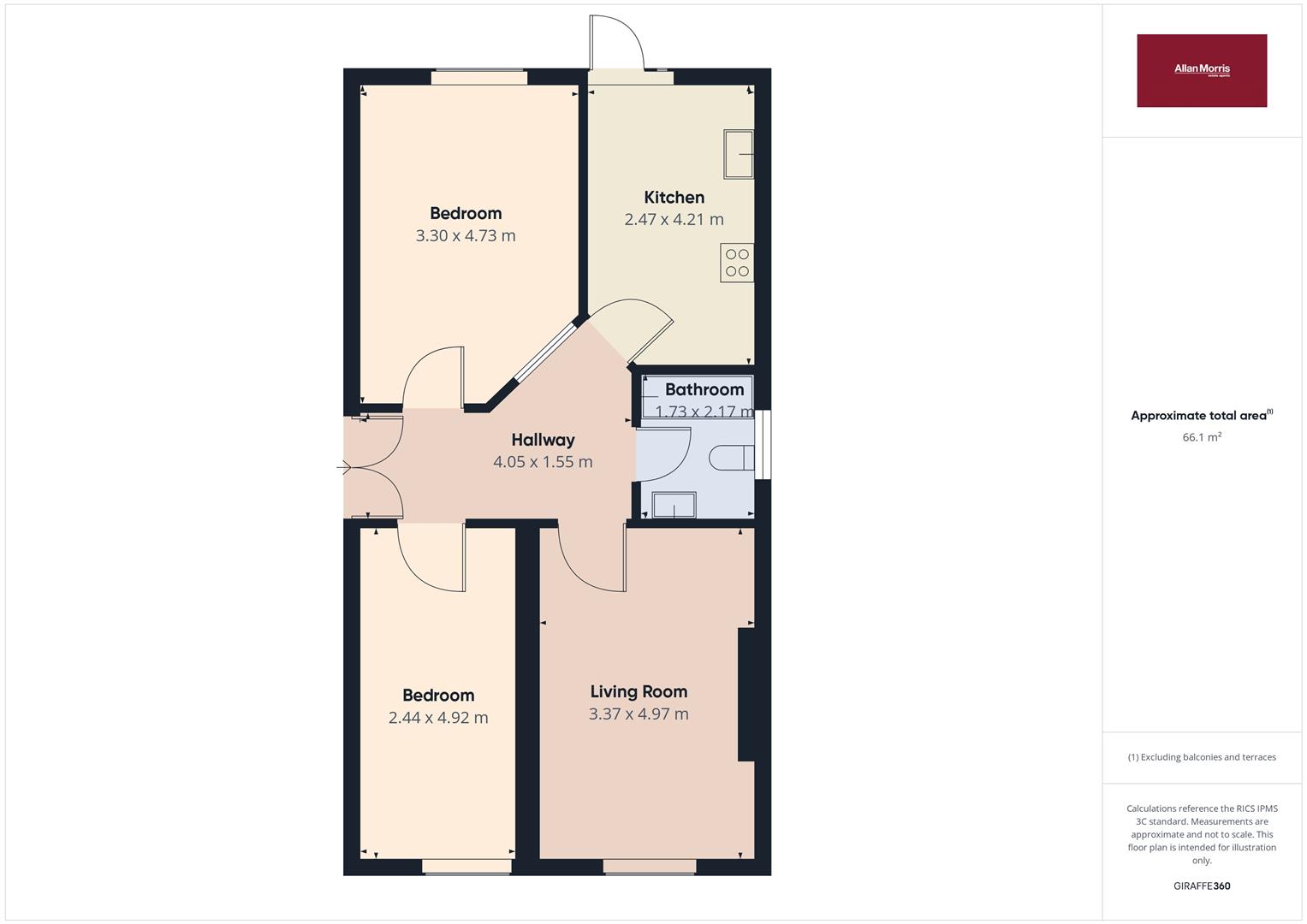 The Garden Flat, 11a, New Street, Upton-Upon-Severn Worcester floorplan