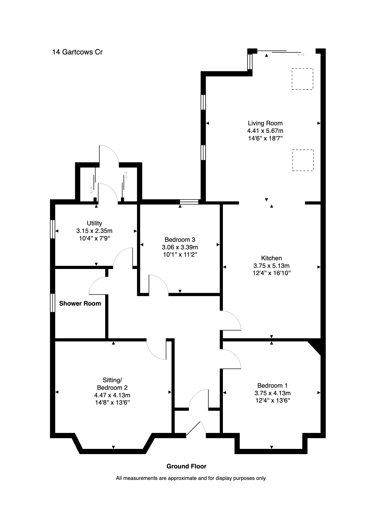 14, Gartcows Crescent, Falkirk floorplan