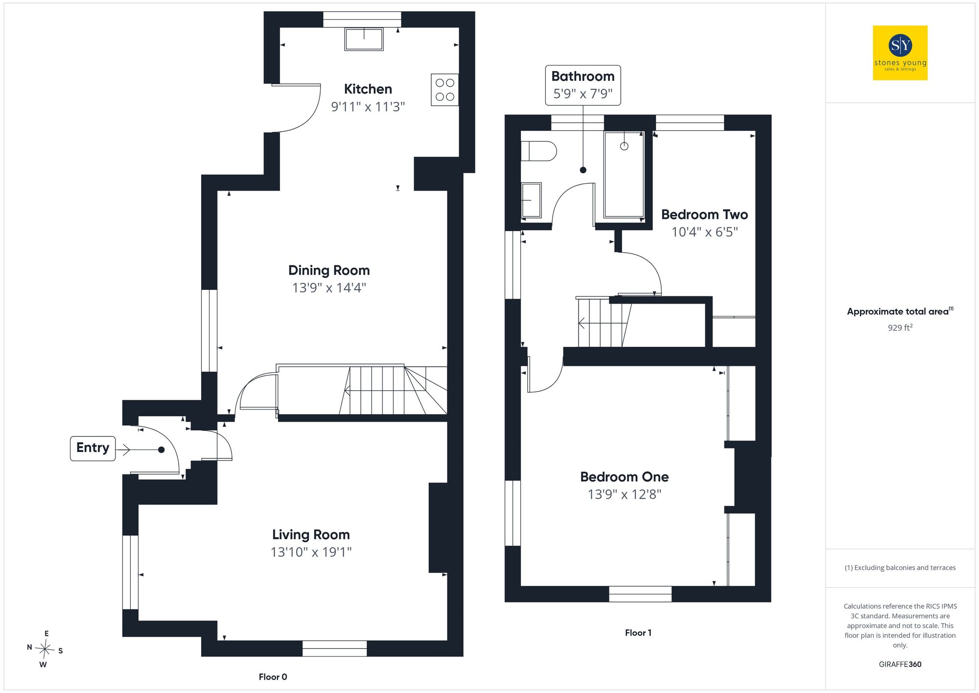 87 Mellor Brow, Blackburn floorplan