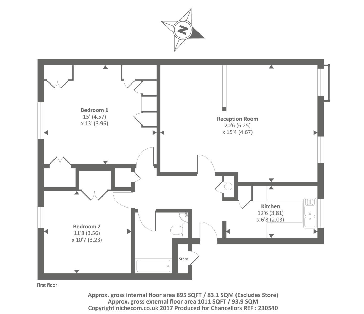 2 Bedrooms Flat to rent in Richmond, Surrey TW9