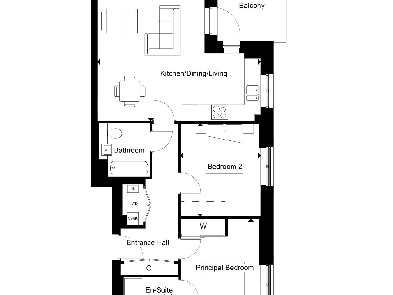 St Ann's Road, London floorplan