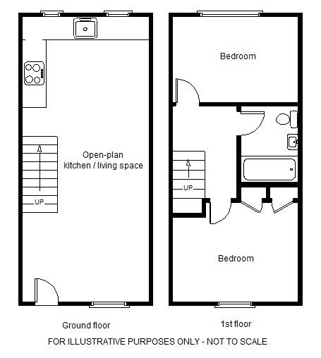Chalet 94, Ocean View Villas, Braddicks Holiday Centre, Bideford floorplan