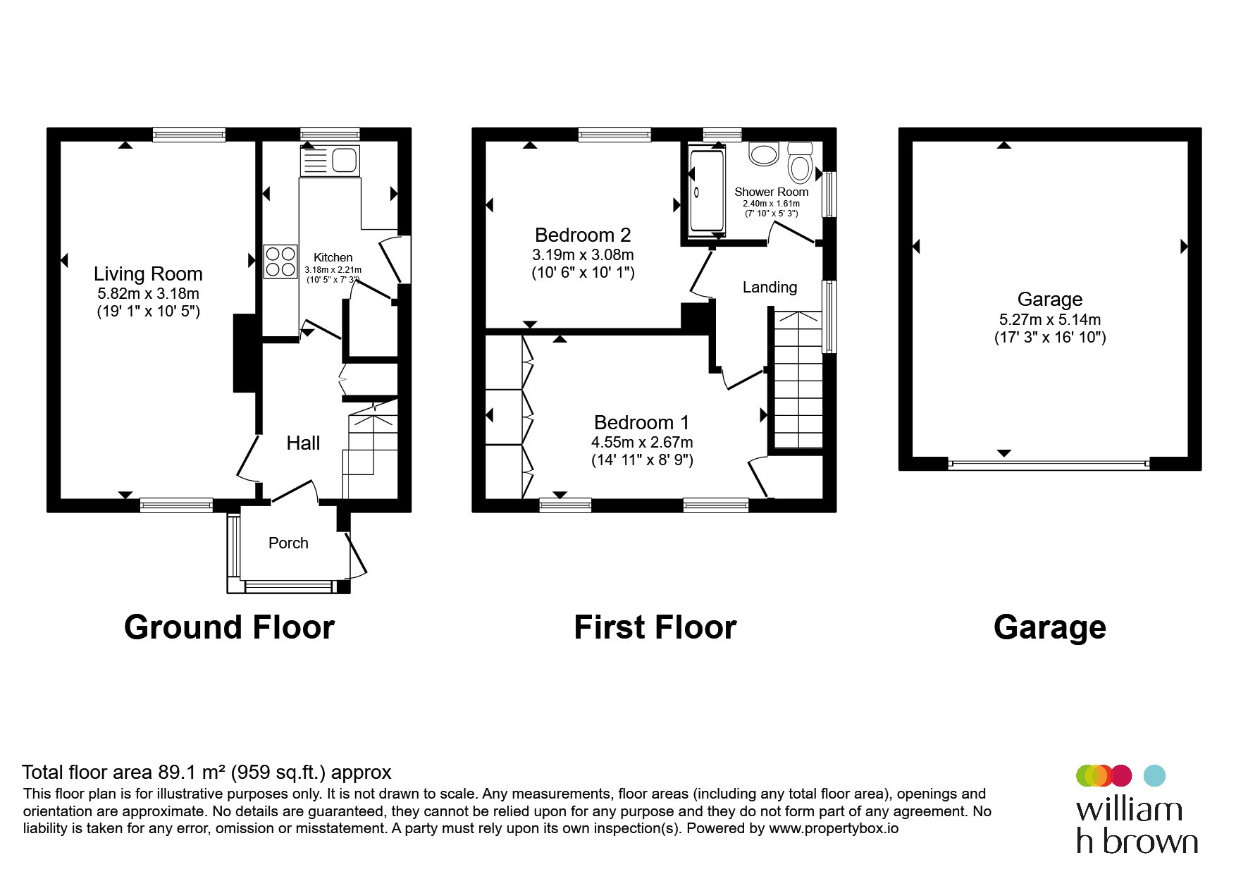 25, West Park Close, Leeds floorplan