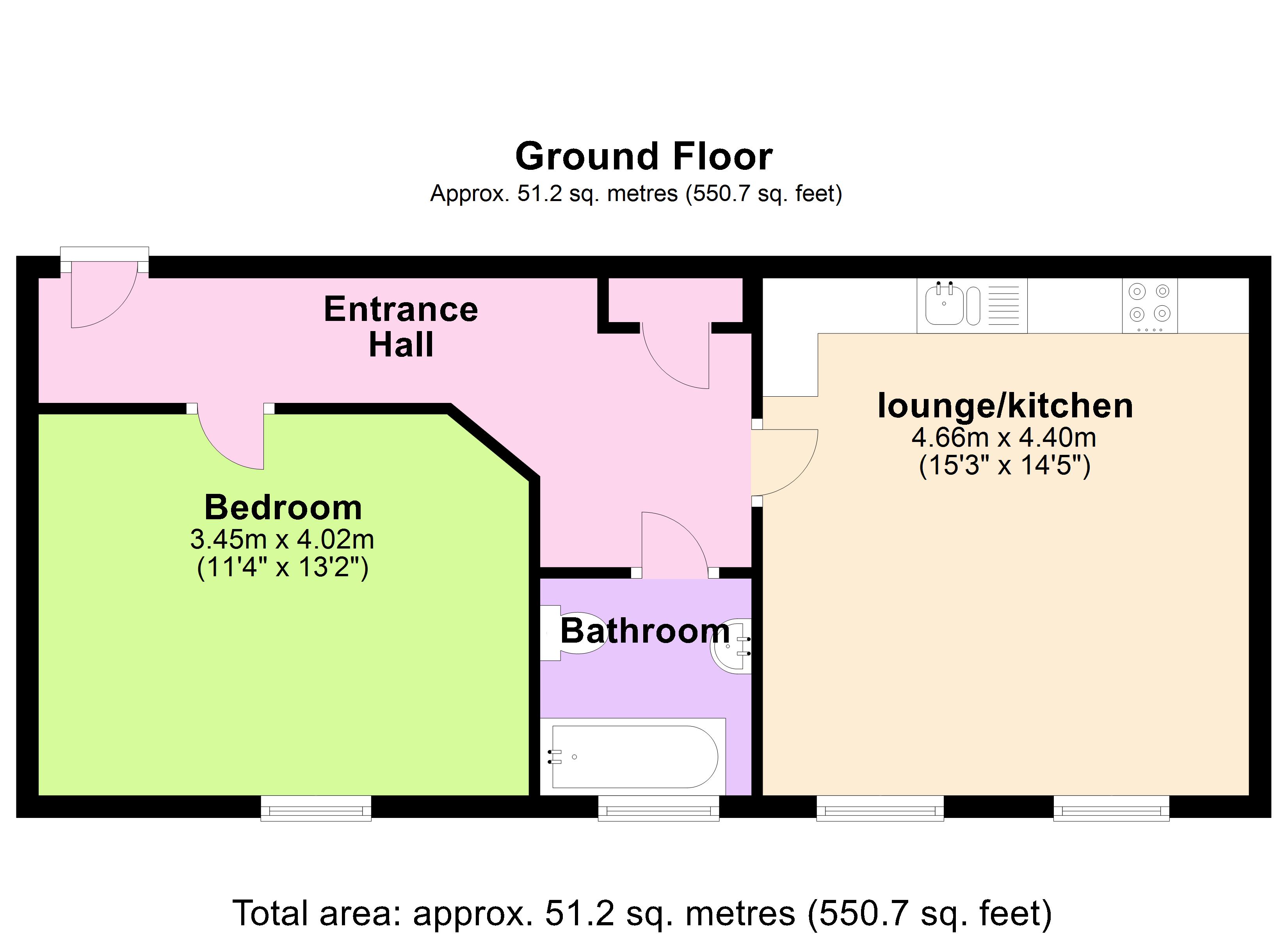 APT 76 L, Alexandra House, Pillowell Drive, Gloucester floorplan