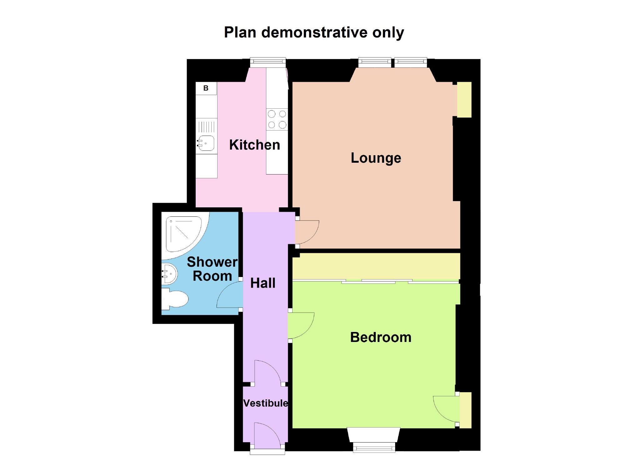 1 bed flat for sale in 10, Commercial Crescent, Ladybank, Fife KY15