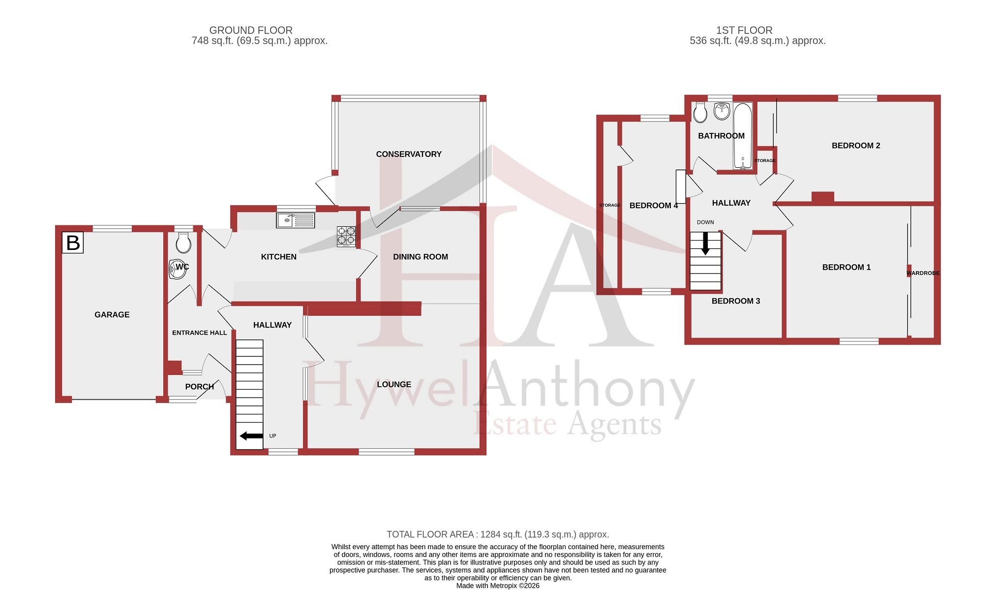 34, The Verlands, Cowbridge floorplan