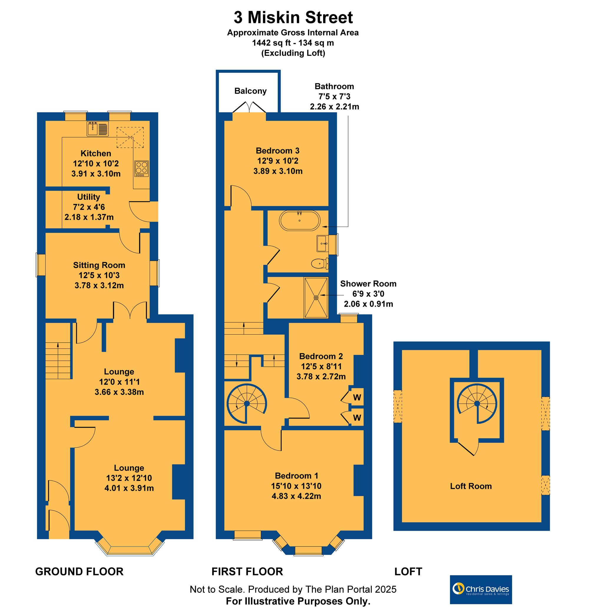 3 Miskin Street, Barry floorplan