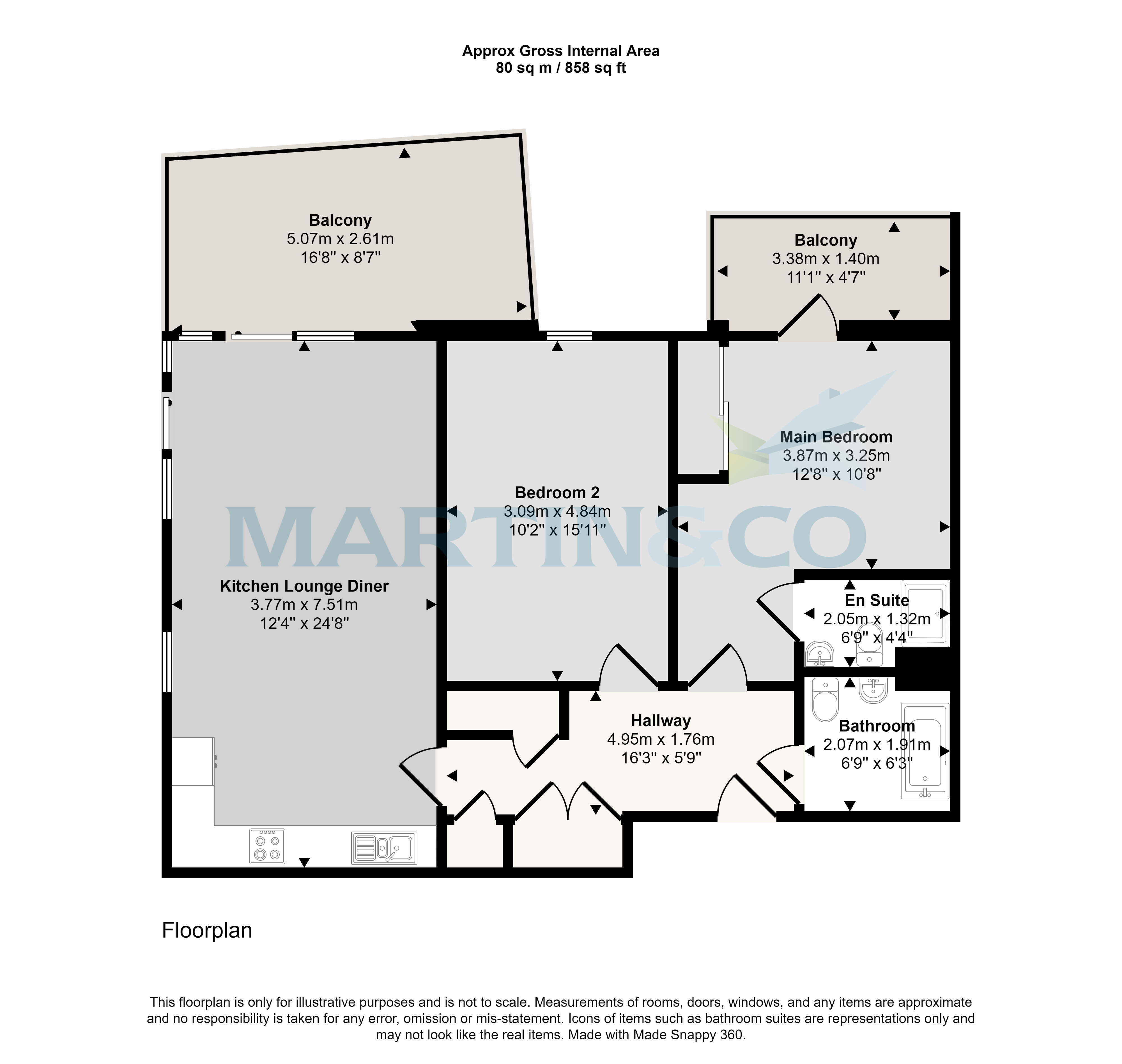 Kenmore Place, Ashford floorplan