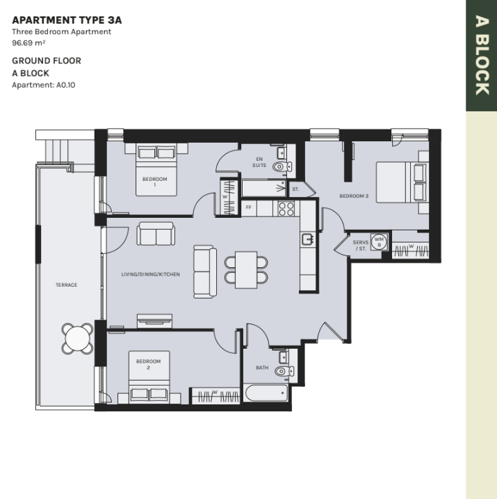 H129, Broadside, 45 Oldham Road,, Manchester floorplan