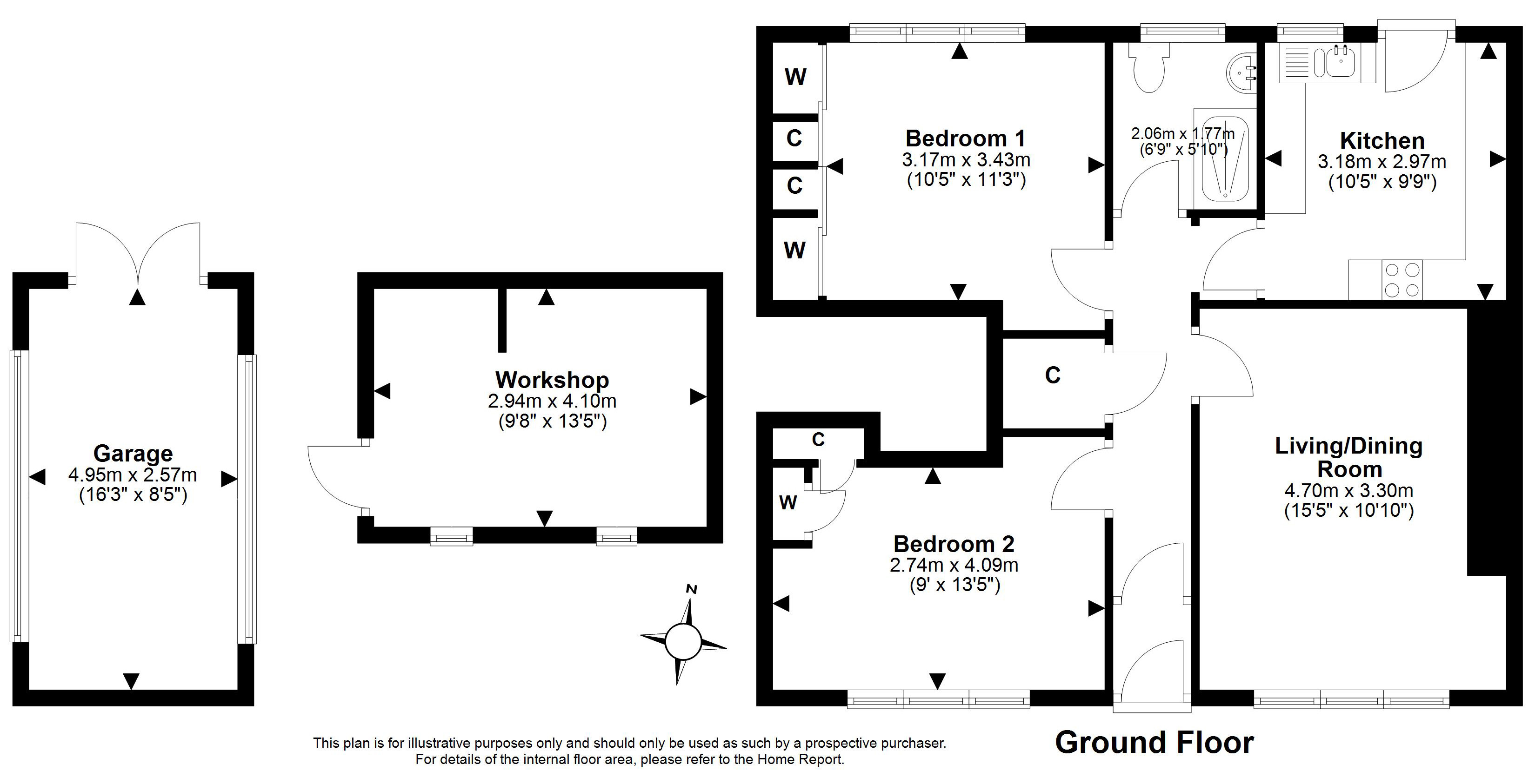 17, Newton Village, Dalkeith floorplan