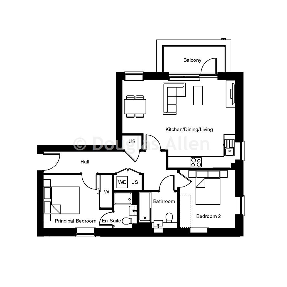 The Lily, Amphora House, Centurion Way, Billericay floorplan