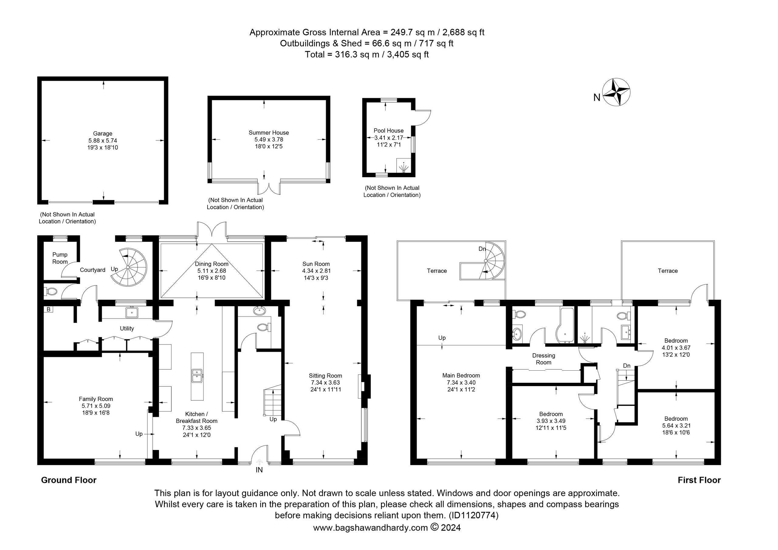 Wayback Ricketts Hill Road, Westerham floorplan