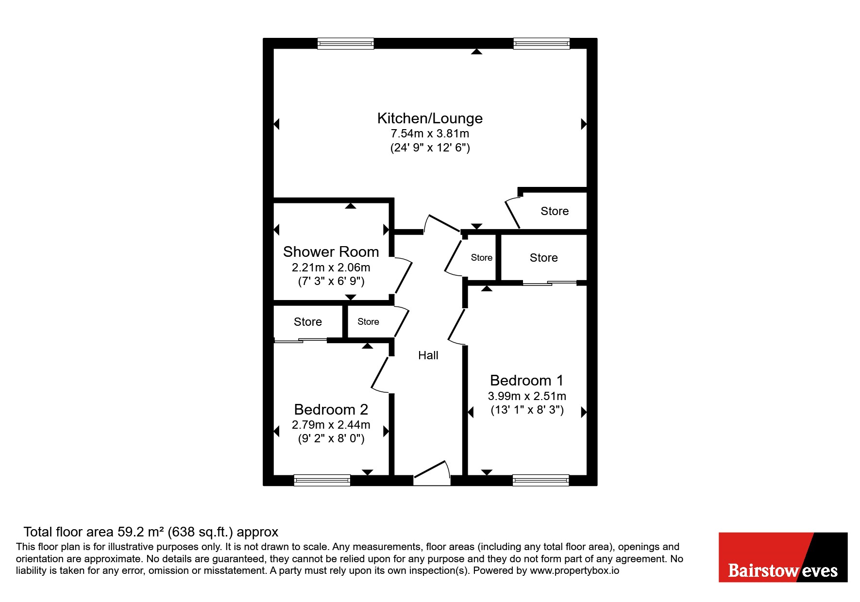 Otterbrook Court, Coventry floorplan