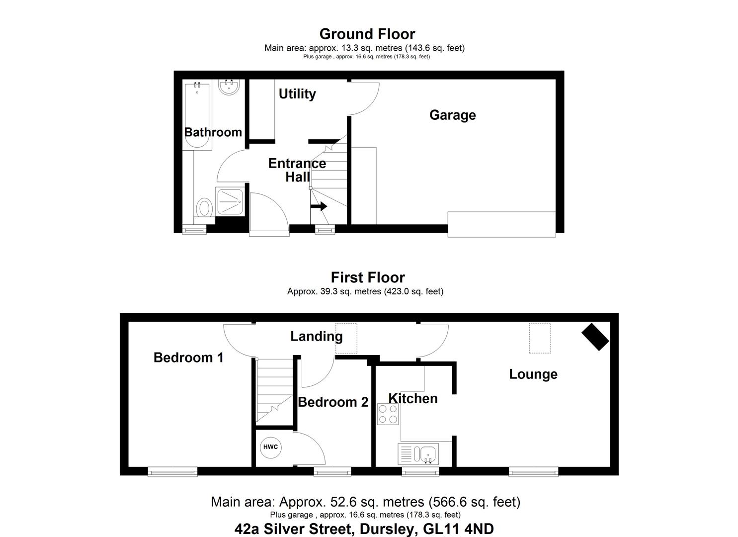 42a, Silver Street, Dursley floorplan
