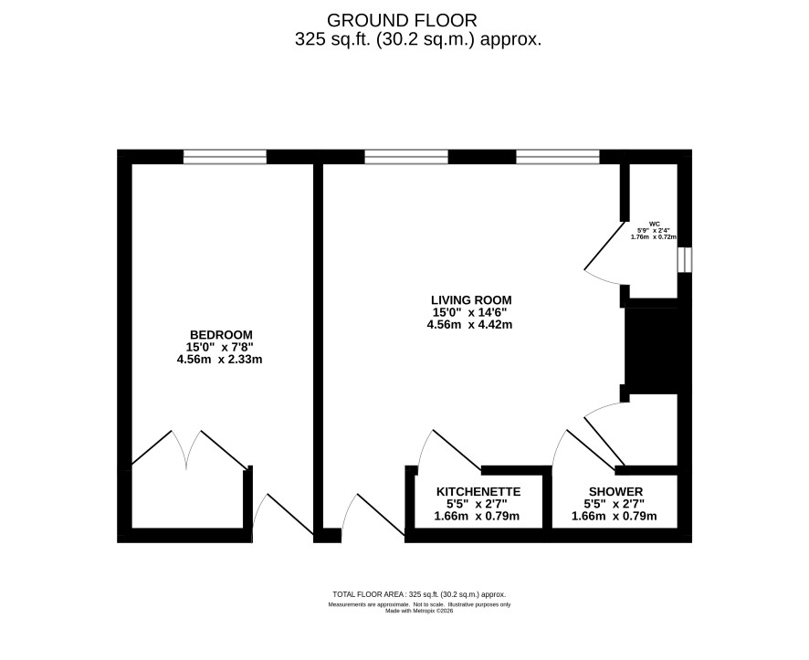 Flat 6, 43 King Street, Great Yarmouth floorplan