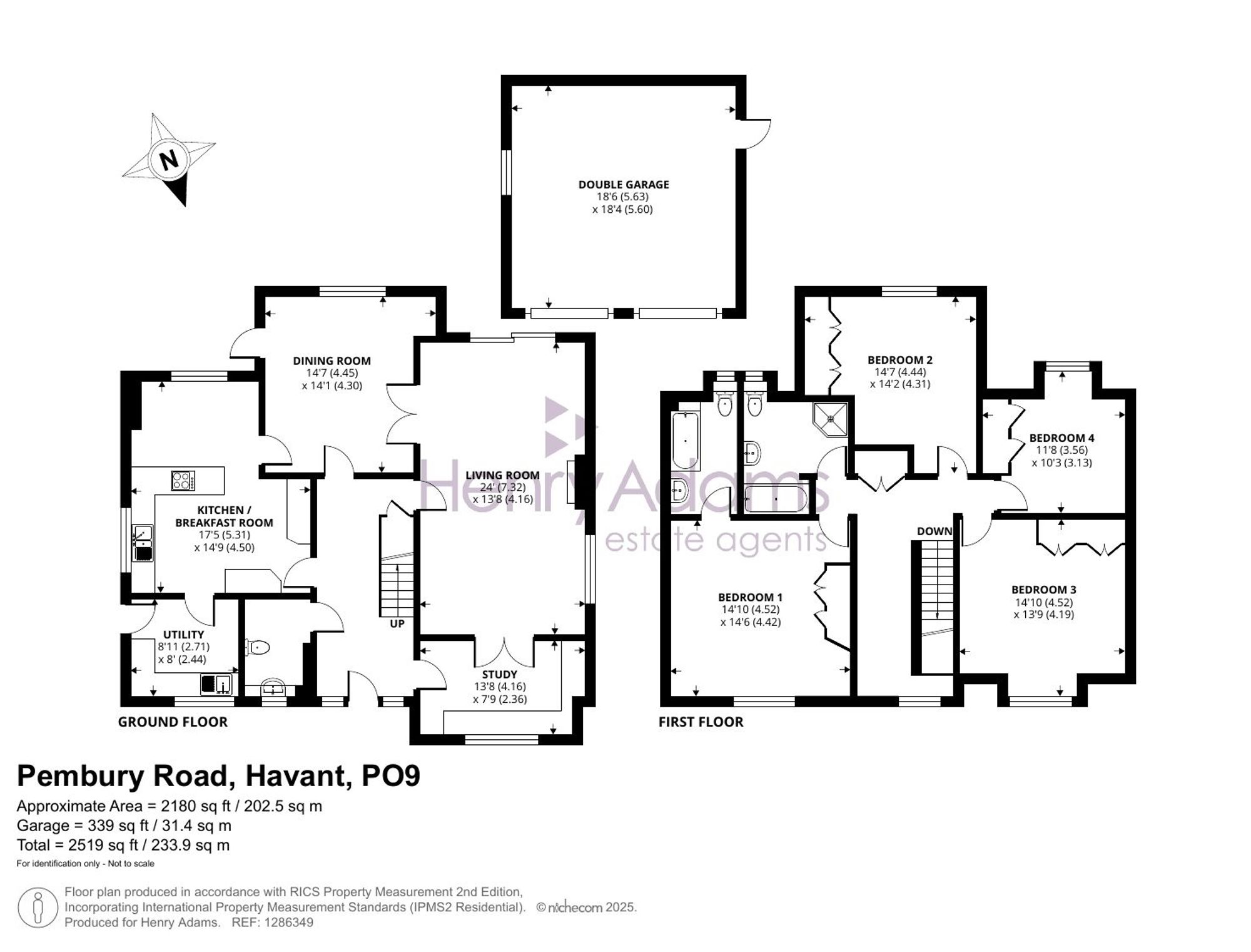 23 Pembury Road, Havant floorplan