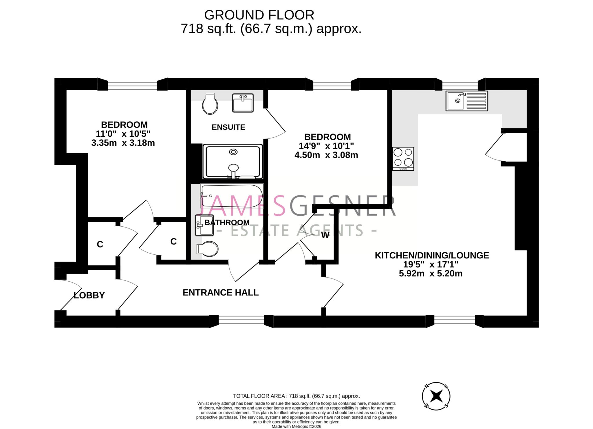 7, Hermitage Court, Wallingford floorplan